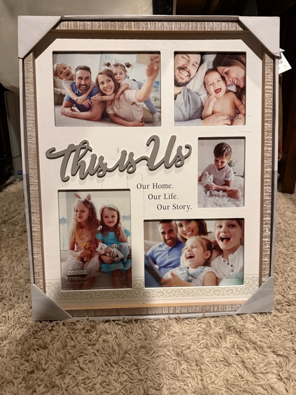 This is Us White Multi-Opening Photo Frame